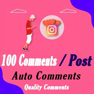 100 Automatic Instagram Comments / 60 Post
