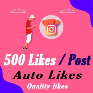 500 Automatic Instagram Likes / 60 Post